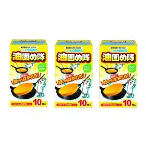 일본 코튼라보 식용유 응고제 3개세트 기름응고제 폐유 튀김 캠핑