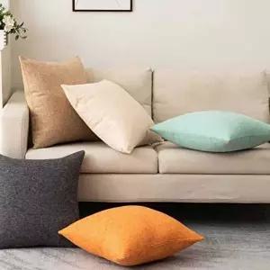 [엄지척]코튼 린넨 통기성 사계절 거실 쇼파 모던 내추럴 인테리어 쿠션 커버