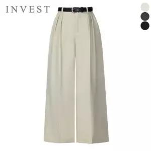 [인베스트] [77까지] 오피스 핀턱 라인 와이드 팬츠_IN6S1PT7031