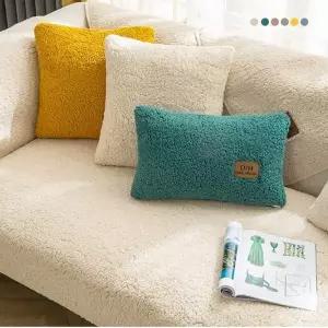 [콩심팥심]겨울 거실 소파 패드 미끄럼방지 3인용 4인용 따뜻한 보온 침대패드