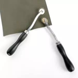 고품질 가죽 바느질 마킹 휠 스티치 룰렛 가죽공예스티치 바느질표시 공예스티치 가죽마킹기 WFIV2W3