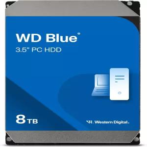 웨스턴 디지털 8TB WD 블루 PC 내장 하드 드라이브 HDD - 5640 RPM SATA 6Gb /s 256MB 캐시 3.5인치