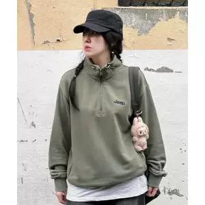 지프 JEEP 피치스? 스트링 하프집업 맨투맨 (JQ5TSU835KH) JQ5TSU835KH 126363