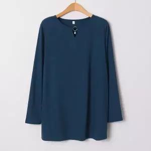 [하프클럽/] 진주링루즈핏긴팔티 MND132M601 빅사이즈