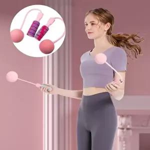 유산소 무소을 무선 줄업는 핑크 줄넘기 운동기구 노라인-WFIVSEX