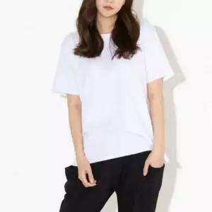 여성 레이어드티 데일리 옆트임 1P 클래식 이너 반팔 레이어드반팔티셔츠