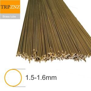 H62 황동 튜브 외부 직경 1.5mm 내부 마이크로 구리 파이프 모세관