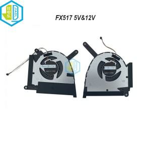 노트북 CPU GPU 냉각 팬 ASUS TUF Dash F15 FX517 ZM ZC RTX3070 3050 13NR0990T01021 13NR0950P02011 5V