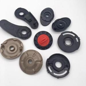 2Pcs 바이크 오토바이 헬멧 고정 버클 미러 홀더 렌즈베이스 렌즈 버튼 회전 스위치 교체 나사