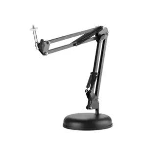 책상 마이크 호환 스탠드 조명 웹캠 받침대 거치대 스텐 탁상용 마이크대 붐스탠 무선 T자 단상용 방송용