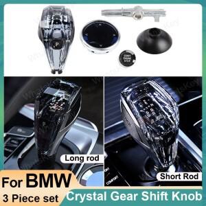 크리스탈 기어 시프트 노브 짧은 유형 BMW E70 X5 E71 X6 20082013 박스 레버 스틱 핸들 튜닝 액세서리