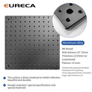 벌집 작업대 광학 브레드 보드 천공 알루미늄 플레이트 세공 CO2 레이저 조각사 절단 기계 CNC 목공