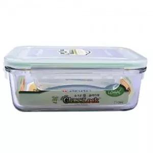 김치 보관용기 밀폐형 반찬 저장용기 710ml 유리 저온 도시락통