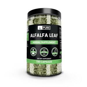실험실 검증 (730 없음 필러 알팔파 항상 잎 마그네슘 캡슐) 성분 쌀 또는 완료 순수