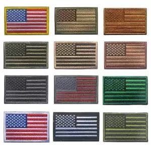 [골드스마일]고급 USA 성조기 미국 스트랩 미니 자수 와펜 패치