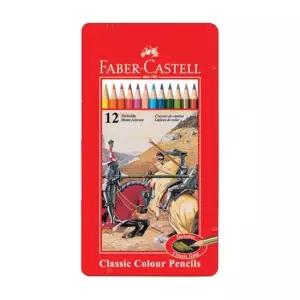 TBZ 파버카스텔)일반유성색연필 12색 틴케이스 115844) 샤프