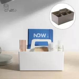 칸막이 연필꽂이 수납함 정리함 5칸 포르타 수납선반 레일 철제 트롤리걸이