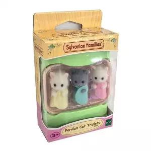 장난감 고양이 세쌍둥이 인형 페르시안 아기 실바니안