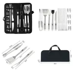 [콩심팥심]조리도구 캠핑용 바베큐 스텐 20p세트 세트 키친툴