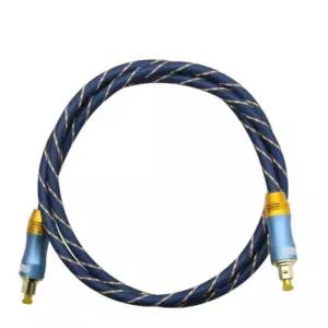 오디오 광 케이블 블루 1M 1개 옵티컬 6파이 젠더 고급RCA AUX 이어폰연장선 오디오잭 RCA