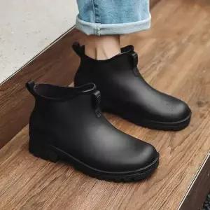 남성 방수 첼시 부츠 가벼운 레인 앵클 부츠 남자숏레인부츠 레인부츠 남성장화 여름신발