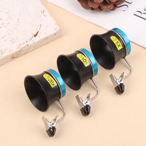 새로운 5X 10X 20X 안경 확대경 도구 클립형 루페 렌즈 접안렌즈 작업 시계 수리