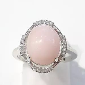 [셀러허브 패션][블루케이] 핑크오팔 원석반지230901-02 12호탄생석