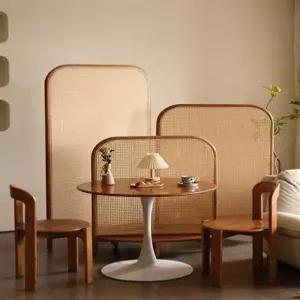 우드 파티션 라탄 가림막 카페 식당 인테리어 원룸 공간분리 스크린