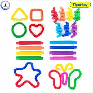 h05 실리콘 아치블럭 5종튜브 블록 어린이 장난감 놀이용