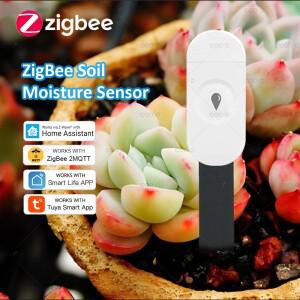 스마트 지그비 토양 수분 센서 온도계 습도 식물 모니터 감지기 정원 자동화 관개