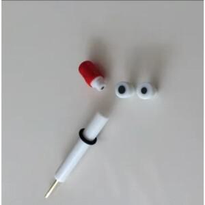 분리형 유리 탄소 전극 전자 현미경 이중 목적 스레드, 3mm 해체