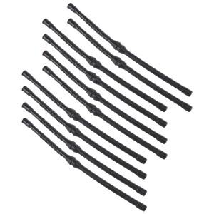 중국 전기톱 4500 45Cc MT-9999 용 블랙 연료 호스 파이프, 플라스틱 도구 부품, 10X