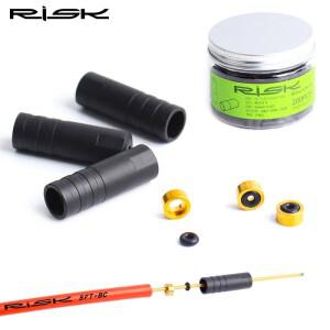 RISK 플라스틱 자전거 브레이크 및 변속 케이블 엔드 캡, MTB 도로 드레일러 하우징 커버, 와이어 팁 4mm 5