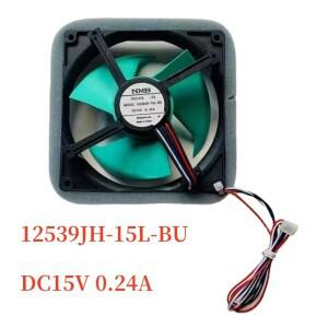 1PCS  12539JH15LBU DC15V 0.24A 12cm 냉장고 냉각 팬 모터 부품