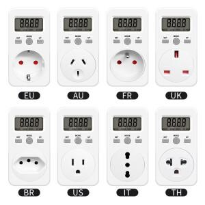 KWE-PMB03 디지털 에너지 미터 전력계 소켓 전압 소비 와트 AC 230V 16A 전기 분석기 모니터 테스터