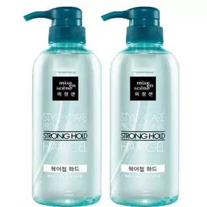 미쟝센 헤어젤 스타일케어 스트롱 홀드 하드 500ml x2개