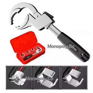 세면대 배관 수전 스패너4종세트 멀티 만능 렌치 몽키 세면대수전교체 세면대수전 욕실수전 주방수전