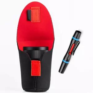 X-스위트드림 렌즈 파우치 케이스 커버 슬리브 부드러운 네오프렌 여행용 보호 니콘 소니 파나소닉 펜탁스