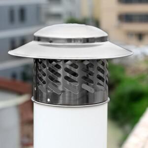 우산형 굴뚝 모자 덕트 파이프 빗물 덮개 방수 커버 신선한 공기 배출 캡 지붕 후드 PVC