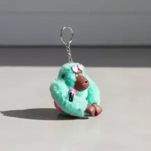 키플링 비치 펀 몽키 키링 가방고리 인형 열쇠고리 스윔 블루