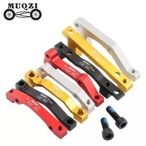 MUQZI 디스크 브레이크 어댑터는 140mm 160mm 180mm 203mm 로터 용 볼트가있는 PM MTB 도로 자전거 디스크