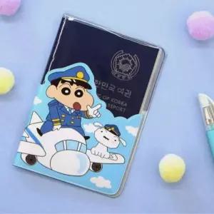 여권 케이스 귀여운 캐릭터 유아 파우치 가족 지갑 커플 투명 커버