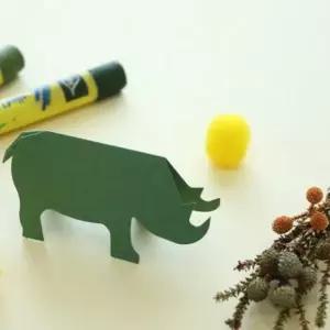 메지 783OXO74 코뿔소 25매 10개 인덱스카드 예쁜카드 축하카