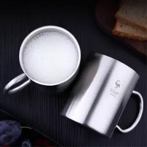 캠핑 아웃도어 등산 독일 이중 스텐머그컵 이쁜잔 사무실 예쁜컵 티컵 가정용