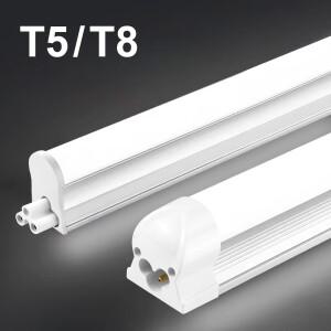 50CM T5 T8 알루미늄 LED 라이트 튜브 15W 25W 램프 110V 220V 책상 작업장 차고 창고 주방 캐비닛 조명용