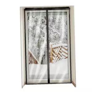 B삼정056블랙 보온 자석 방풍 비닐커튼 중100x210