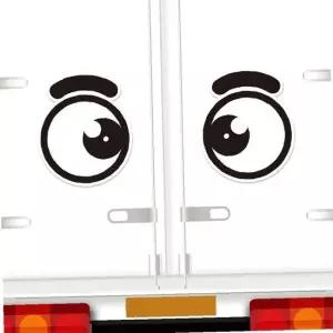 왕눈이 1 210x254mm 자동차스티커 졸음운전방지
