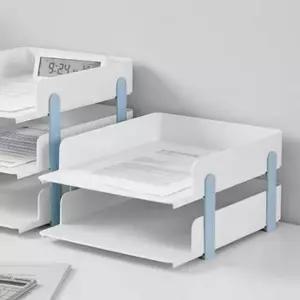 레보트레이 293ZKM36 2단 오픈형 서류트레이 A4 서류받침