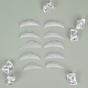 [하프클럽/]실리콘 속눈썹펌 왕관롯드 5세트