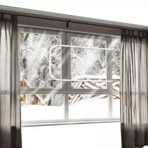 지퍼창문 방풍막 에바 투명비닐 방품커텐 삼정087 소2 WD84060